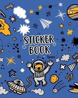 Book cover for Sticker Book Space