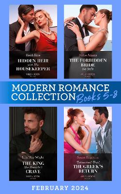 Book cover for Modern Romance February 2024 Books 5-8