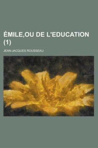 Cover of Emile, Ou de L'Education (1)