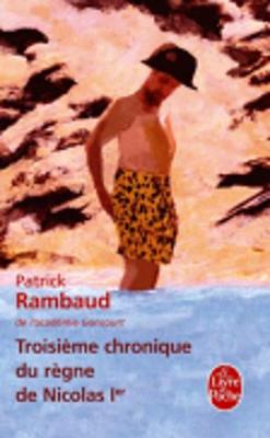 Book cover for Troisieme chronique du regne de Nicolas Ier
