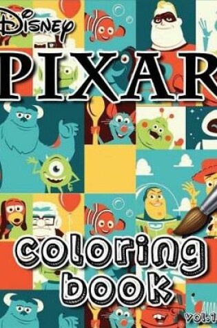 Cover of Disney Pixar Coloring Book Vol.1-2