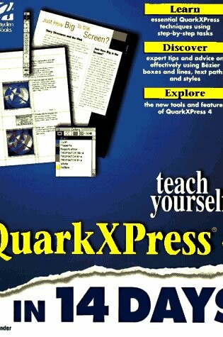 Cover of Teach Yourself QuarkXPress 4 in 14 Days