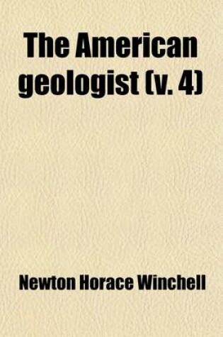 Cover of The American Geologist Volume 4