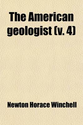 Book cover for The American Geologist Volume 4