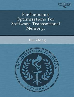 Book cover for Performance Optimizations for Software Transactional Memory
