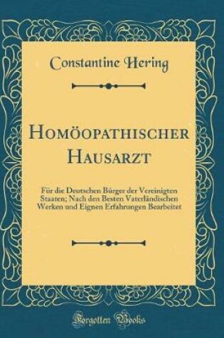 Cover of Homöopathischer Hausarzt