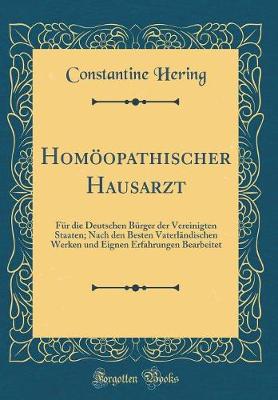 Book cover for Homöopathischer Hausarzt