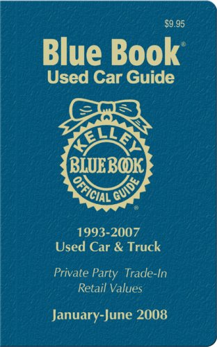 Book cover for Kelley Blue Book Used Car Guide, Jan-June 2008--10 Copy Prepack