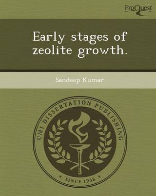 Book cover for Early Stages of Zeolite Growth