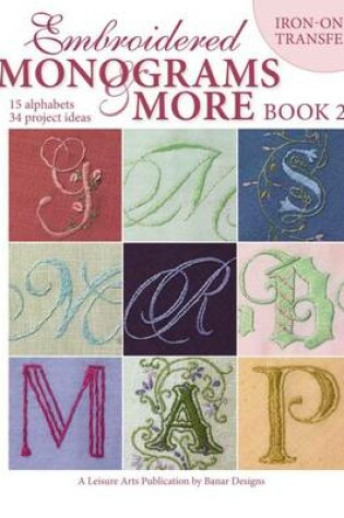 Cover of Embroidered Monograms & More Book 2