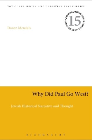 Cover of Why Did Paul Go West?