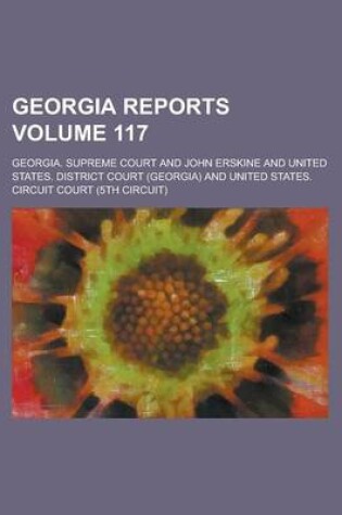 Cover of Georgia Reports Volume 117