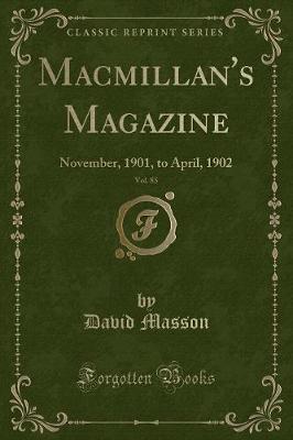 Book cover for Macmillan's Magazine, Vol. 85