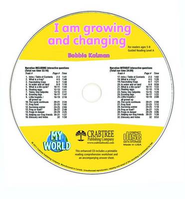 Cover of I Am Growing and Changing - CD Only