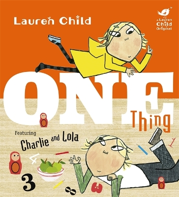 Book cover for One Thing