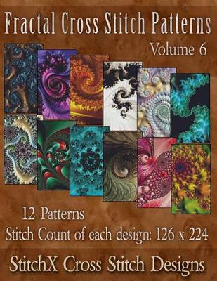 Book cover for Fractal Cross Stitch Patterns Volume 6