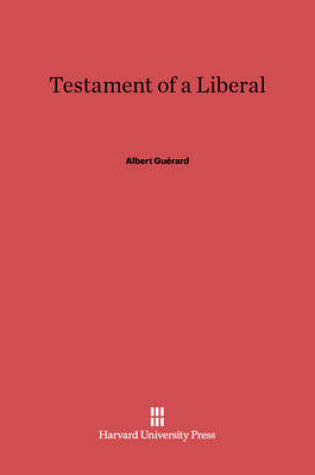 Cover of Testament of a Liberal