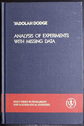 Cover of Analysis of Experiments with Missing Data