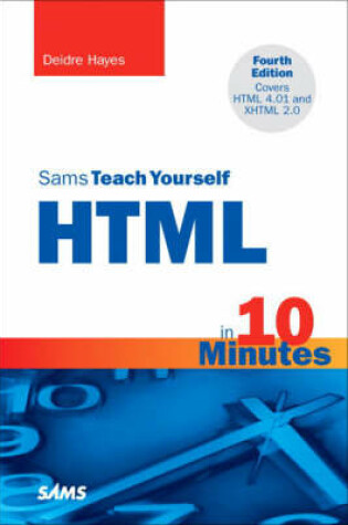 Cover of Sams Teach Yourself HTML in 10 Minutes