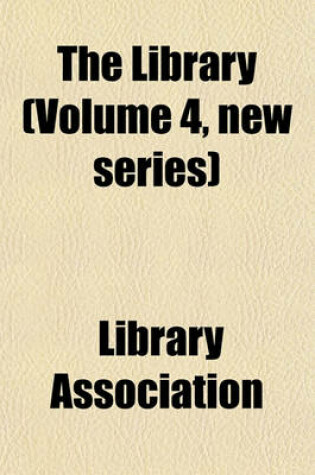 Cover of The Library (Volume 4, New Series)