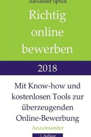 Cover of Richtig online bewerben 2018