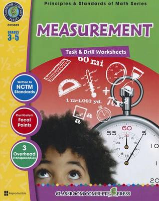 Book cover for Measurement: Task & Drill Sheets, Grades 3-5