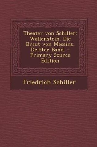 Cover of Theater Von Schiller