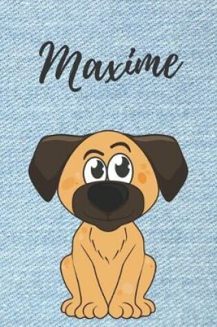 Cover of personalisiertes Notizbuch Hunde / Malbuch / Kritzelbuch / Tagebuch / Journal / DIN A5 / Geschenk Maxime