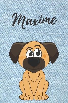 Book cover for personalisiertes Notizbuch Hunde / Malbuch / Kritzelbuch / Tagebuch / Journal / DIN A5 / Geschenk Maxime