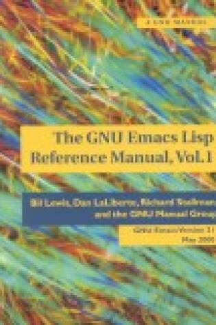 Cover of GNU Emacs LISP Reference Manual Version 21