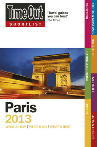 Cover of Time Out Shortlist Paris 2013