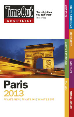 Book cover for Time Out Shortlist Paris 2013