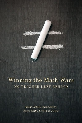 Book cover for Winning the Math Wars