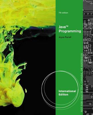 Cover of Java Programming, International Edition