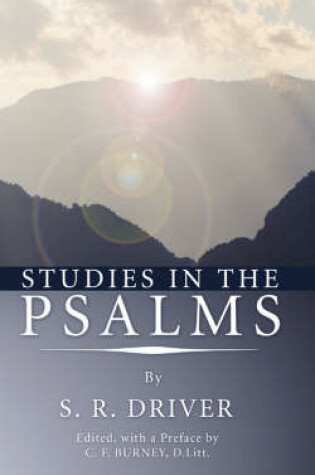 Cover of Studies in the Psalms