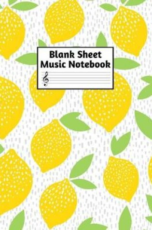 Cover of Blank Sheet Music Notebook