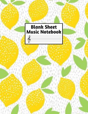 Book cover for Blank Sheet Music Notebook