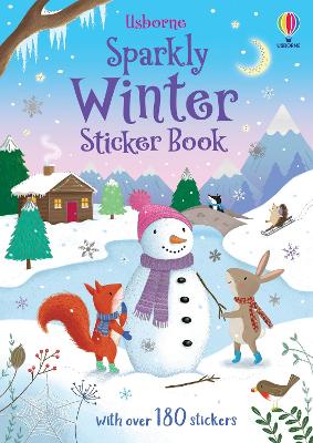 Book cover for Sparkly Winter Sticker Book