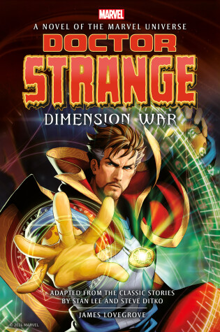 Book cover for Doctor Strange: Dimension War