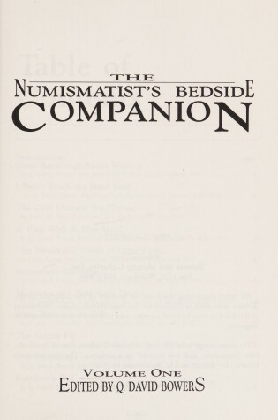 Cover of Numismatists Bedside Companion