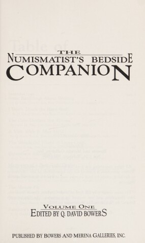 Book cover for Numismatists Bedside Companion