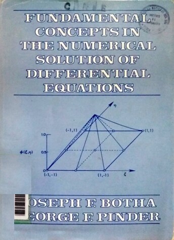 Book cover for Fundamental Concepts in the Numerical Solution of Differential Equations