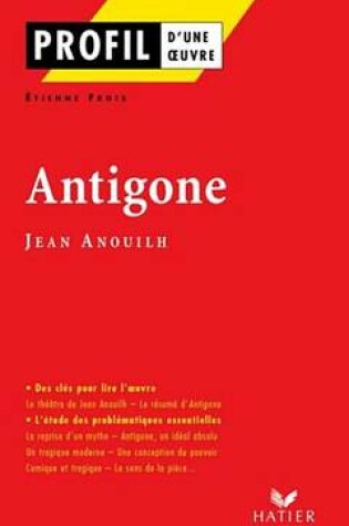 Cover of Profil - Anouilh (Jean)