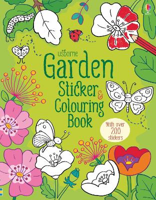 Book cover for Garden Sticker and Colouring Book