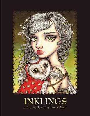 Book cover for INKLINGS colouring book by Tanya Bond