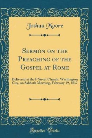 Cover of Sermon on the Preaching of the Gospel at Rome