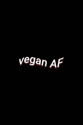 Book cover for vegan AF