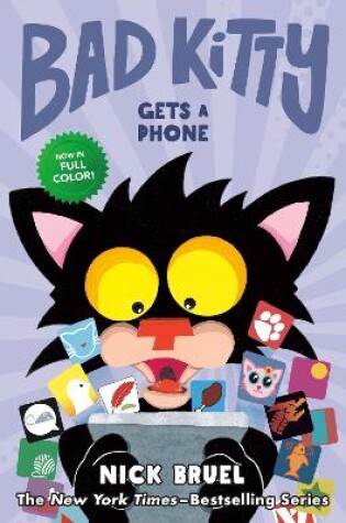 Cover of Bad Kitty Gets a Phone (Graphic Novel)
