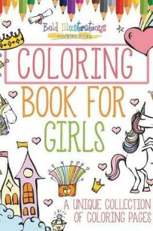 Cover of Coloring Book For Girls!