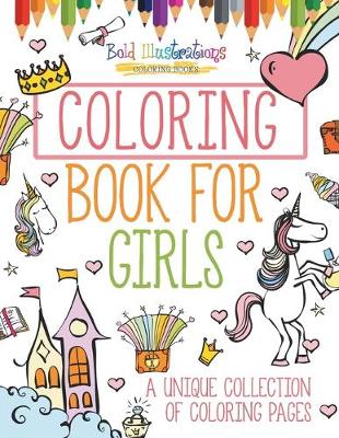 Book cover for Coloring Book For Girls!